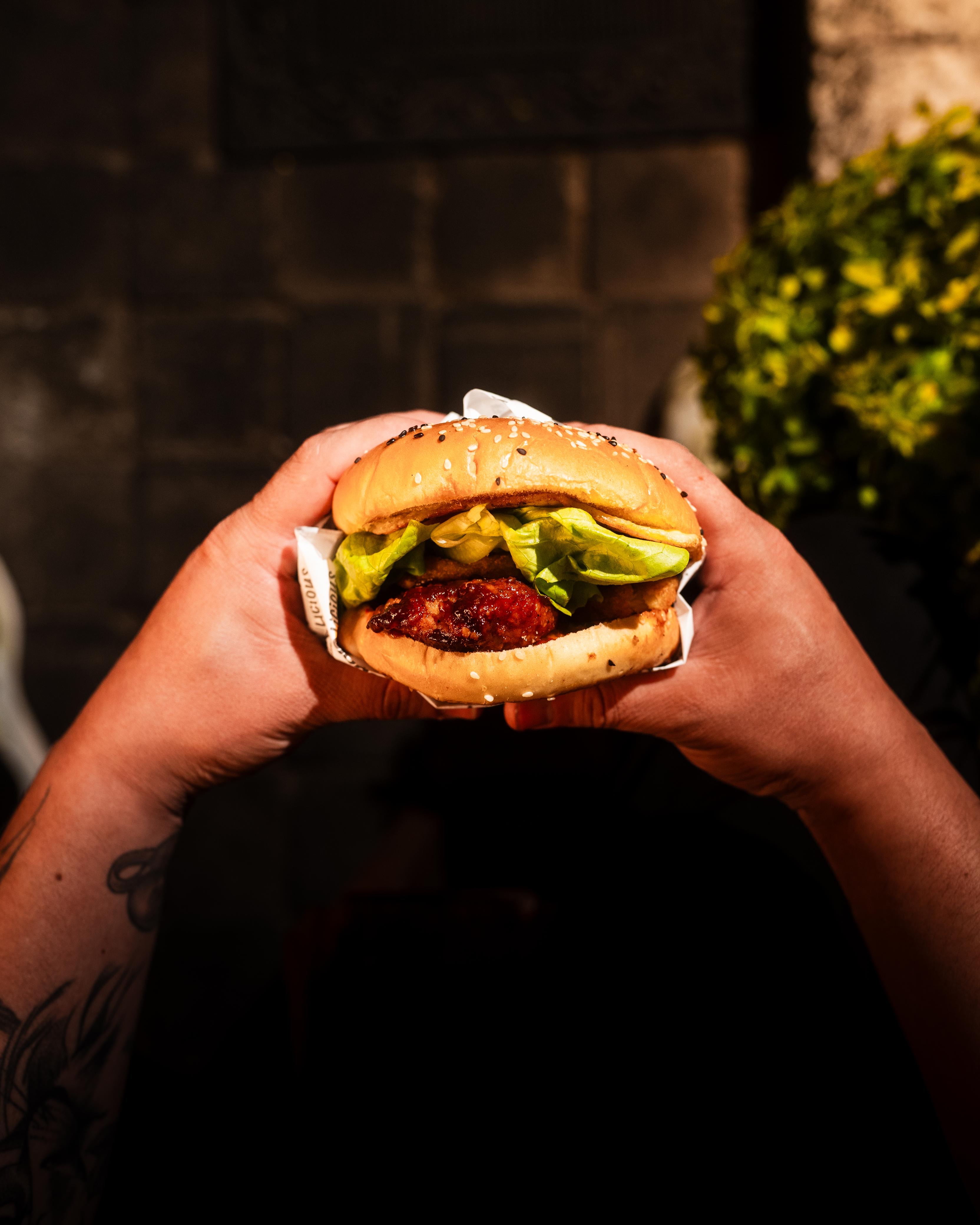 Hamburguesa Chicken BBQ