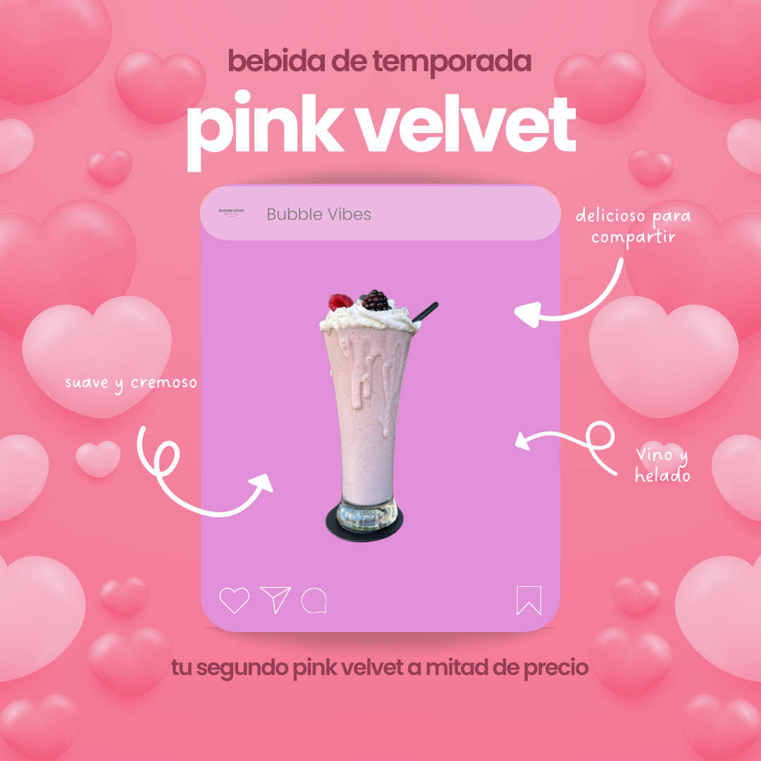 ¡VIERNES DE PINK VELVET! 🍷